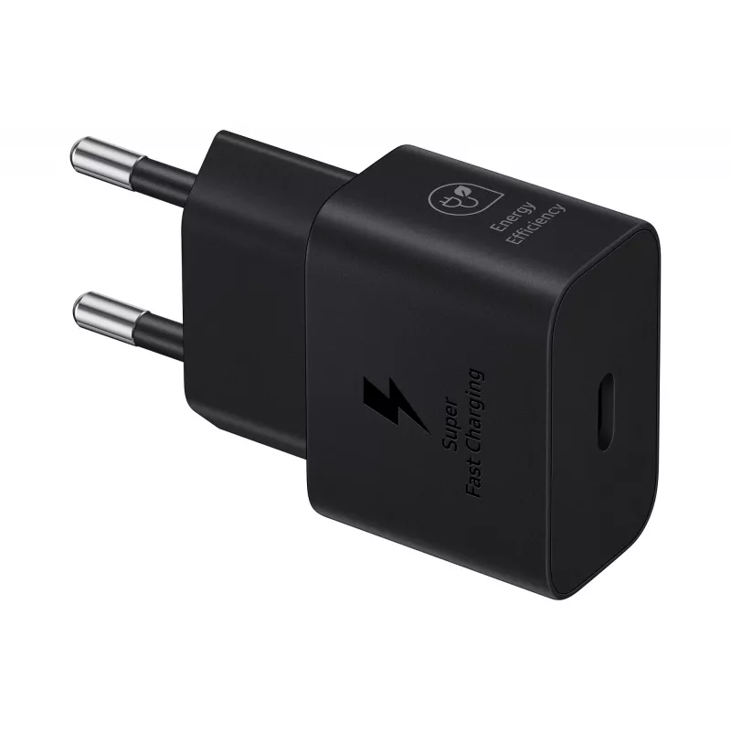 Carregador Samsung EP-T2510 25W USB‑C interior carregamento rápido, preto, cabo de 1 m