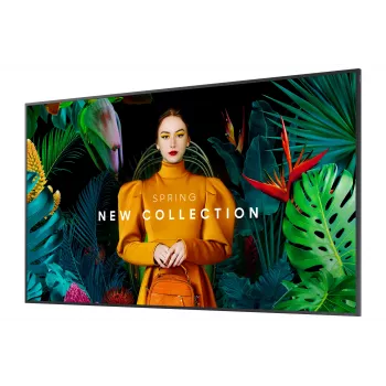Samsung QB75C ecrã plano de sinalização digital 190,5 cm (75 polegadas) LCD Wi-Fi 350 cd/m² 4K Ultra HD preto processador integrado Tizen 16/7