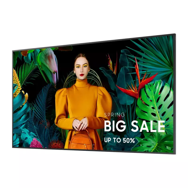 Samsung QB43C ecrã plano de sinalização digital 109,2 cm (43 polegadas) LCD Wi-Fi 350 cd/m² 4K Ultra HD preto processador integrado Tizen 7.0 16/7