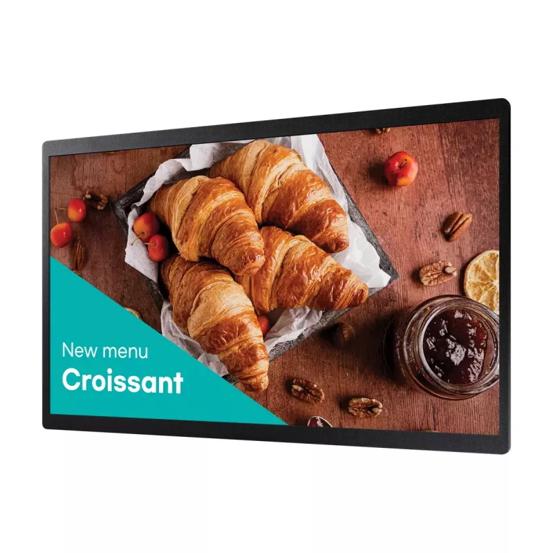 Samsung QB24C ecrã plano de sinalização digital 61 cm (24 polegadas) LED Wi-Fi 250 cd/m² Full HD preto processador integrado Tizen 16/7