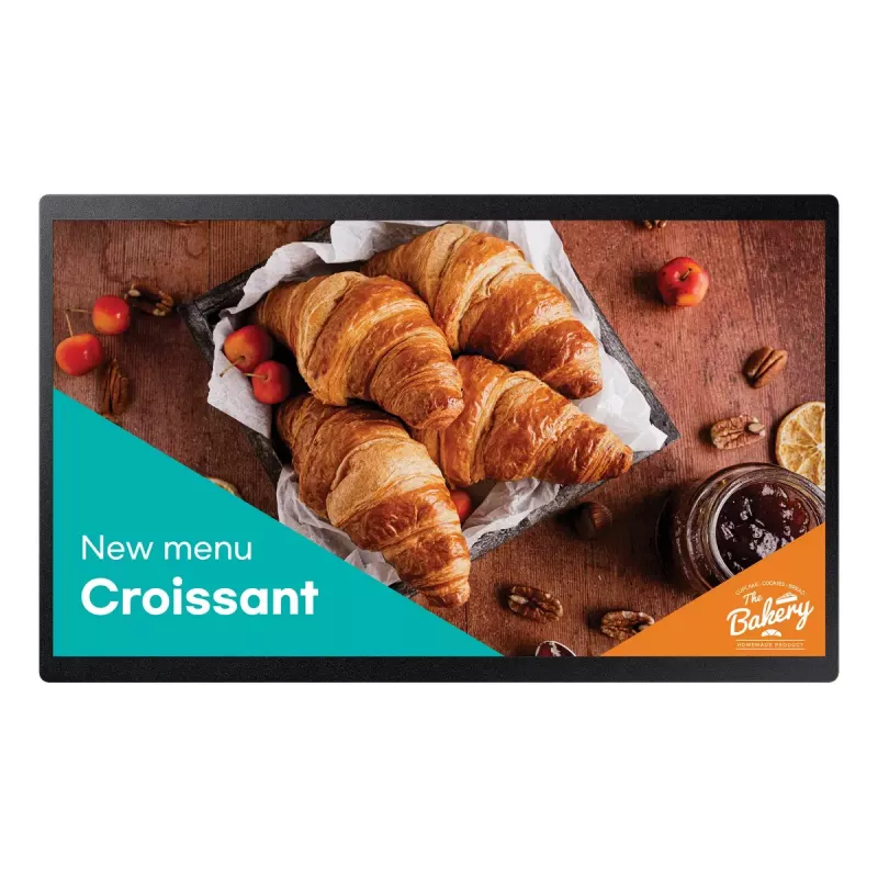 Samsung QB24C ecrã plano de sinalização digital 61 cm (24 polegadas) LED Wi-Fi 250 cd/m² Full HD preto processador integrado Tizen 16/7