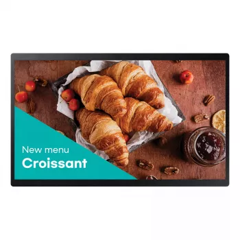 Samsung QB24C ecrã plano de sinalização digital 61 cm (24 polegadas) LED Wi-Fi 250 cd/m² Full HD preto processador integrado Tizen 16/7