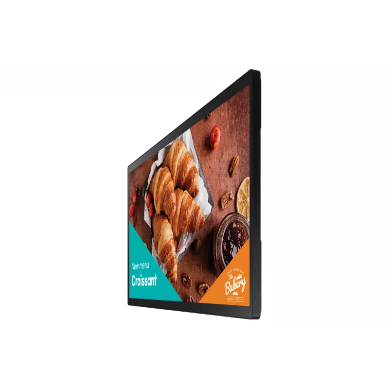 Samsung QB24C-T ecrã plano de sinalização digital 61 cm (24 polegadas) LED Wi-Fi 250 cd/m² Full HD preto ecrã tátil processador integrado Tizen 7.0 16/7