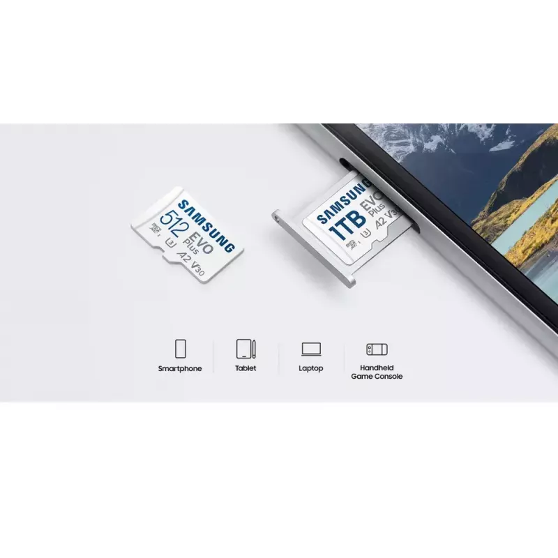 Memória flash Samsung 512 GB MicroSDXC UHS-I MB-MC512S