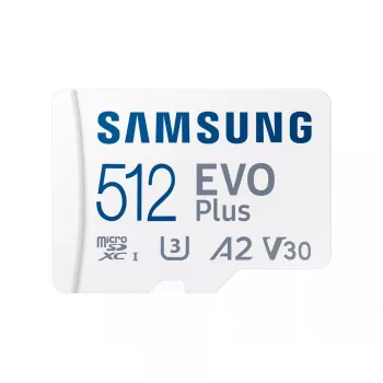 Memória flash Samsung 512 GB MicroSDXC UHS-I MB-MC512S