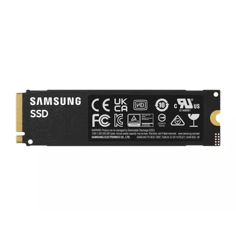 SSD M.2 2280 NVMe Samsung 1 TB (MZ-V9S1T0BW) PCIe 4.0, leitura 7150 MB/s, escrita 6300 MB/s