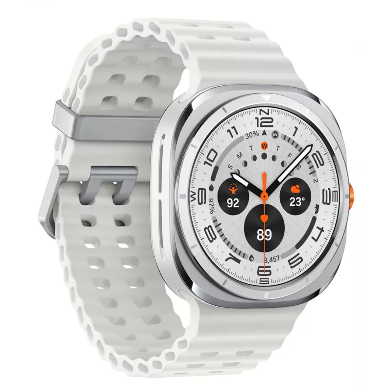 Samsung Galaxy Watch Ultra 3,81 cm (1,5 polegadas) AMOLED 47 mm digital 480 x 480 pixels ecrã tátil 4G branco Wi-Fi GPS (satélite)