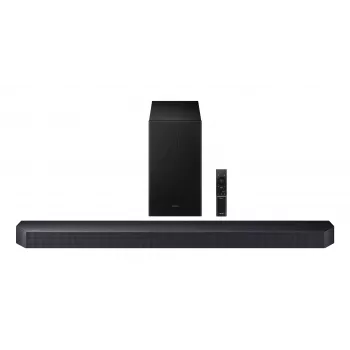 Soundbar Samsung HW-Q600F 3.1.2 canais com subwoofer sem fios, Bluetooth, HDR10+ (preto)