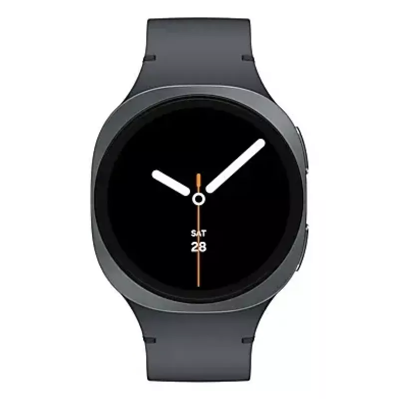 Samsung Galaxy Watch 8 3,3 cm (1,3 polegadas) AMOLED 40 mm digital 438 x 438 pixels ecrã tátil grafite Wi-Fi GPS (satélite)