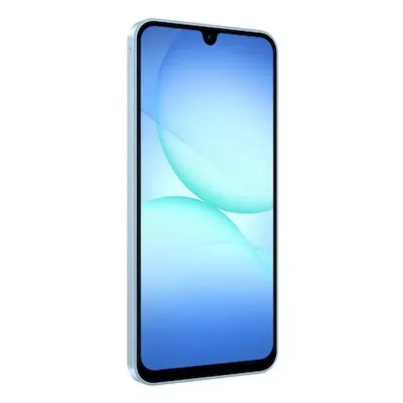 Smartphone Samsung Galaxy A17 6,7 polegadas AMOLED 90Hz, 4 GB RAM, 128 GB, 50 MP, 5000 mAh, Dual SIM híbrido, IP54 (Azul-claro)