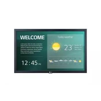 Ecrã de sinalização digital LG 22SM3G-B 54,6 cm (21,5 polegadas) IPS Wi-Fi 250 cd/m² Full HD Preto Processador integrado 16/7