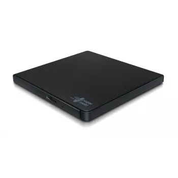 HITACHI-LG DATA STORAGE Gravador de DVD portátil slim - Gp57eb40 - USB 2.0 - Preto