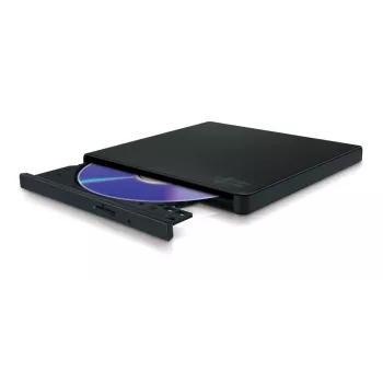 HITACHI-LG DATA STORAGE Gravador de DVD portátil slim - Gp57eb40 - USB 2.0 - Preto