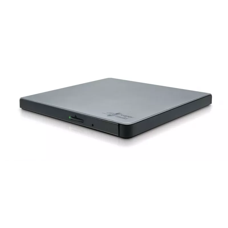 Hitachi-LG GP57ES40 gravador de DVD portátil slim, USB 2.0, prateado