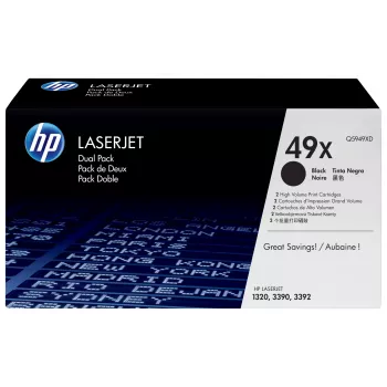 HP 49X Toner 2 unid. Original Preto