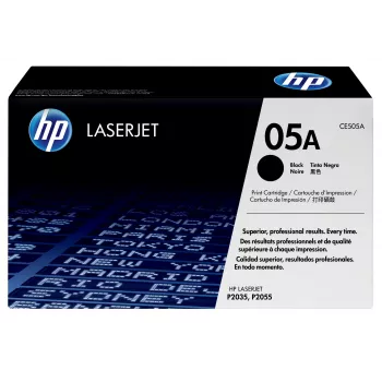HP 05A Toner original LaserJet Preto, 2300 páginas, Preto, 1 unid.