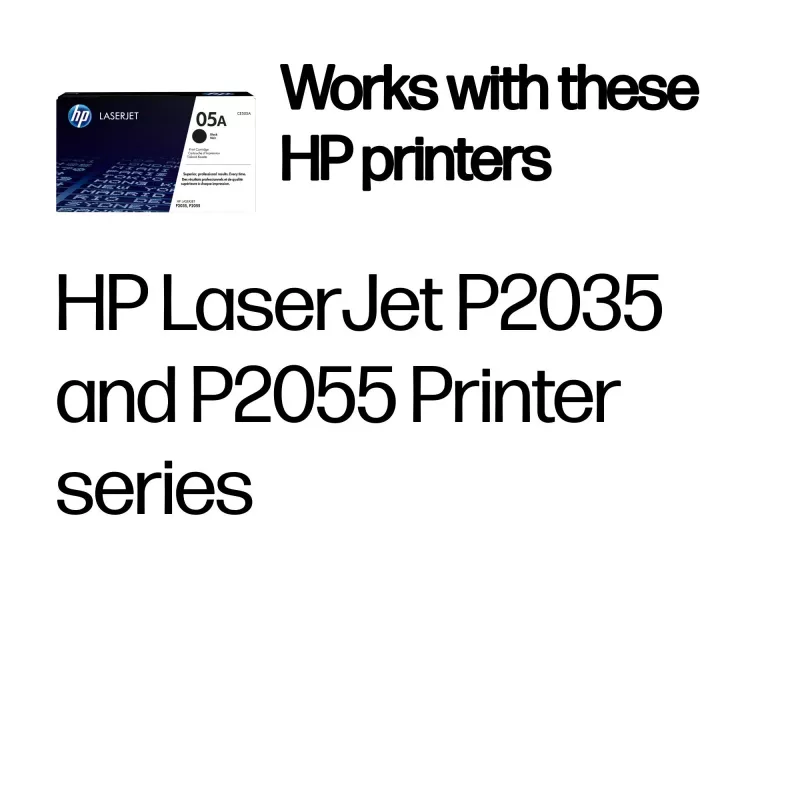 HP 05A Toner original LaserJet Preto, 2300 páginas, Preto, 1 unid.