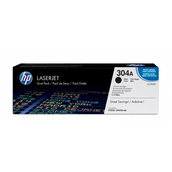 HP 304A Pack de 2 toners originais LaserJet Preto