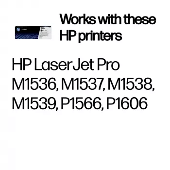 HP 78A Toner original LaserJet, Preto, 2100 páginas, 1 unid.