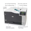 HP Color LaserJet Professional CP5225dn Impressora, Laser, Cor, 600 x 600 DPI, A3, 20 páginas/min, Impressão frente e verso