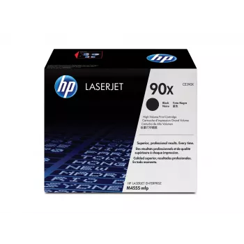Toner original HP 90X LaserJet preto de alto rendimento