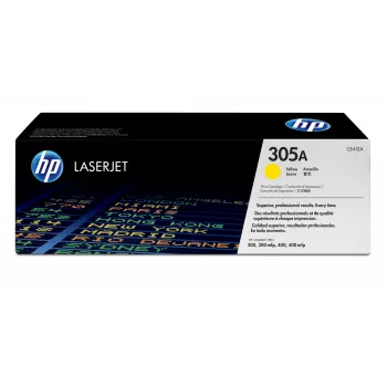 Toner original HP 305A LaserJet amarelo, 2600 páginas, amarelo, 1 unid.