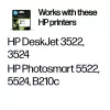 Tinteiro original HP 364XL preto, alto rendimento