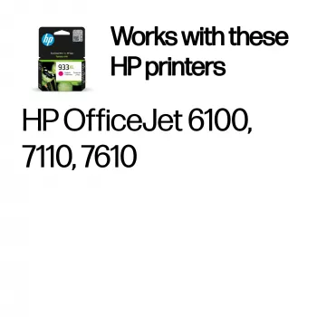 Tinteiro original HP 933XL de alto rendimento magenta