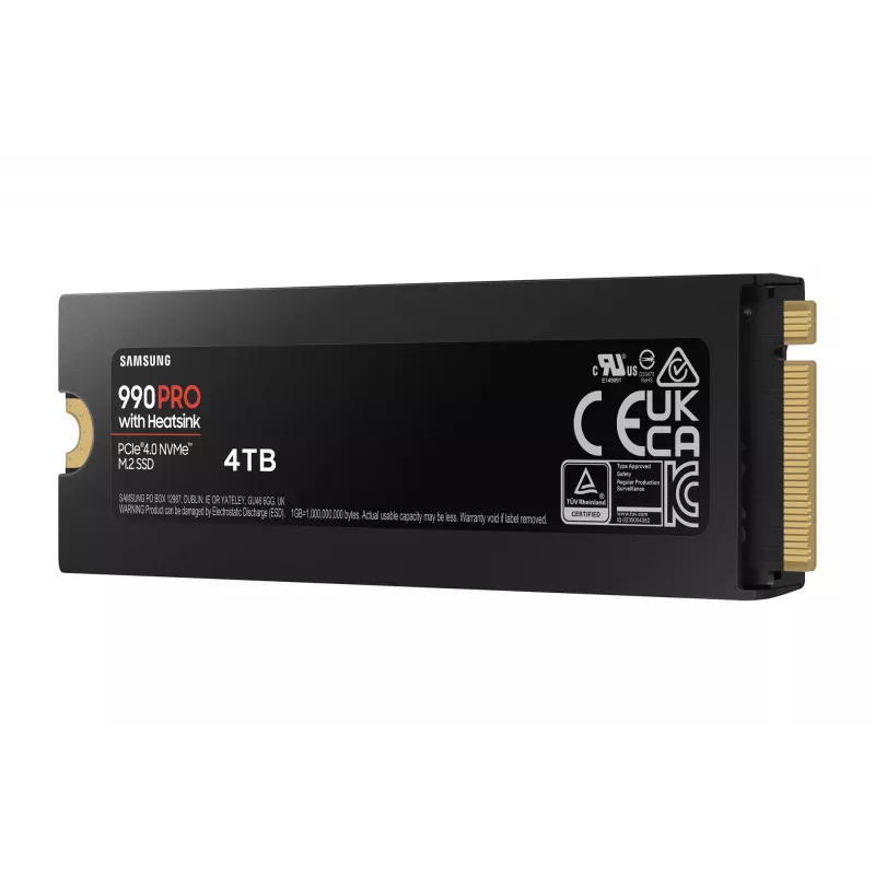 Disco SSD Samsung 990 Pro 4 TB M.2 PCI Express 4.0 NVMe V-NAND TLC