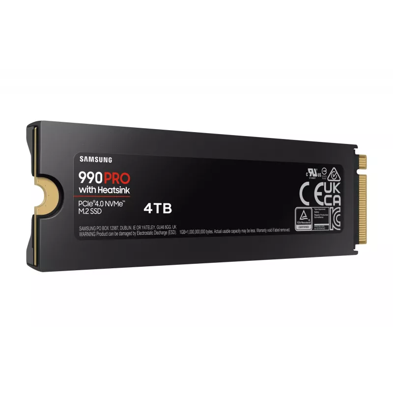 Disco SSD Samsung 990 Pro 4 TB M.2 PCI Express 4.0 NVMe V-NAND TLC