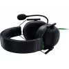 Headset gaming com fios Razer BlackShark V2 X — binaural, 3,5 mm, 32 Ω, 100 dB, microfone articulado com cancelamento de ruído, cabo de 1,3 m, verde/preto