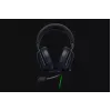 Headset gaming com fios Razer BlackShark V2 X — binaural, 3,5 mm, 32 Ω, 100 dB, microfone articulado com cancelamento de ruído, cabo de 1,3 m, verde/preto