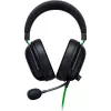 Headset gaming com fios Razer BlackShark V2 X — binaural, 3,5 mm, 32 Ω, 100 dB, microfone articulado com cancelamento de ruído, cabo de 1,3 m, verde/preto
