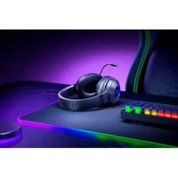Headset RAZER Kraken V3 X - estéreo - USB Type-A - preto