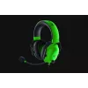 Headset gaming com fios Razer BlackShark V2 X — circumaural, 3,5 mm, cabo de 1,3 m, drivers TriForce, som surround virtual