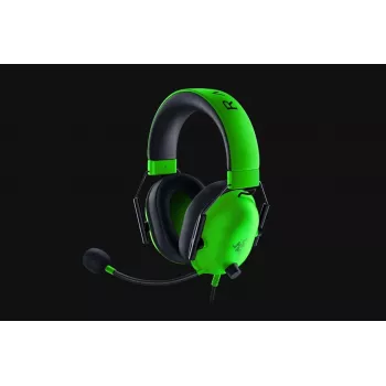 Headset gaming com fios Razer BlackShark V2 X — circumaural, 3,5 mm, cabo de 1,3 m, drivers TriForce, som surround virtual