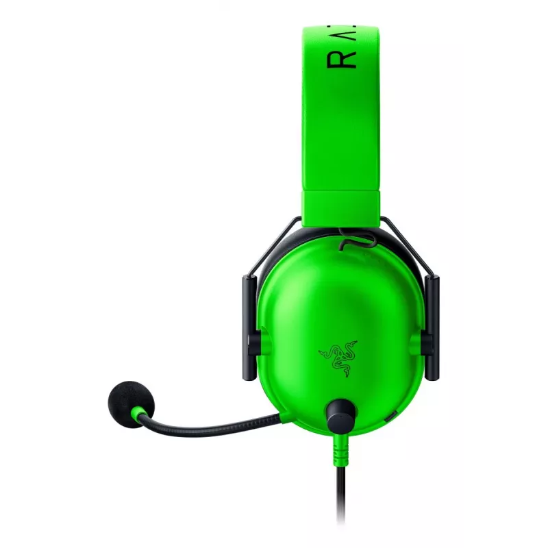 Headset gaming com fios Razer BlackShark V2 X — circumaural, 3,5 mm, cabo de 1,3 m, drivers TriForce, som surround virtual