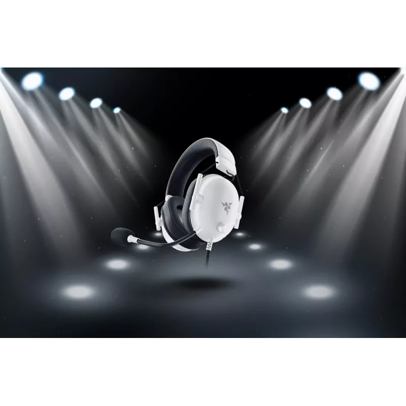 Headset RAZER BlackShark V2 X - estéreo - 3.5mm - branco - multiplataforma