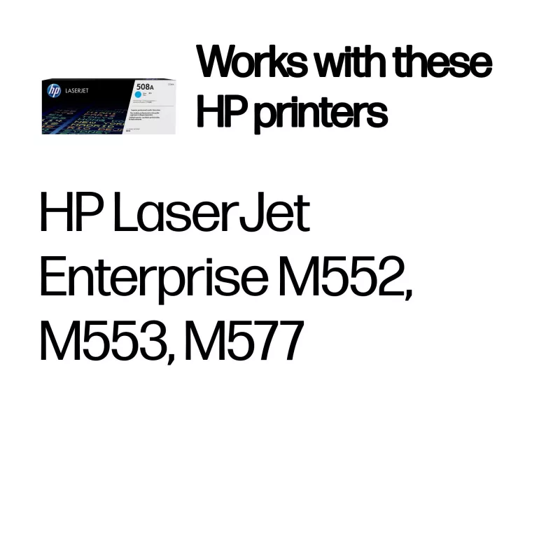 Toner original HP 508A ciano LaserJet, 5000 páginas, ciano, 1 unid.