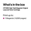 Toner original HP 508X magenta de alta capacidade LaserJet
