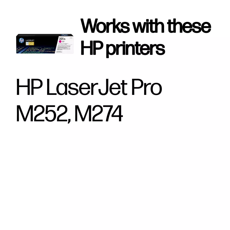 Toner original HP 201A magenta LaserJet