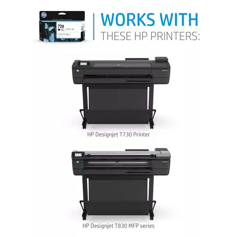 Tinteiro HP 728 130 ml ciano DesignJet
