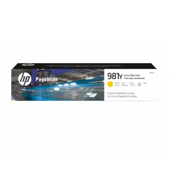 HP 981Y Cartucho Original PageWide amarelo de rendimento extra alto