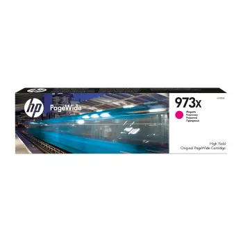 HP 973X Cartucho Original PageWide magenta de alto rendimento, magenta, 1 unid., 7000 páginas