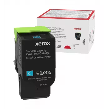 Xerox Genuine ® C310 Impressora a cores/C315 Multifuncional a cores cartucho de toner ciano de capacidade padrão (2000 páginas) - 006R04357