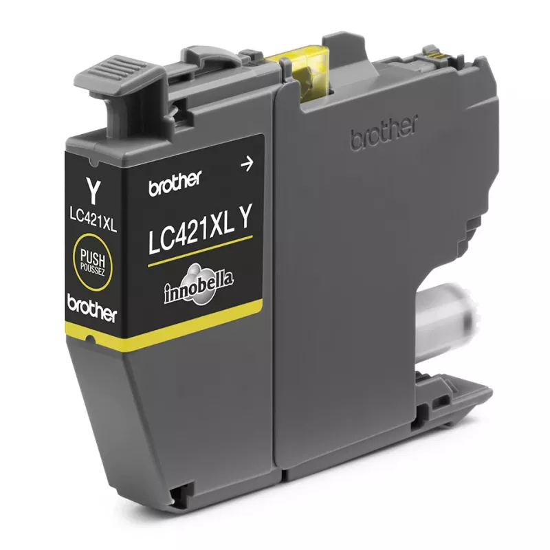 Brother LC-421XLY cartucho de tinta 1 unid. Original High (XL) Yield Amarelo
