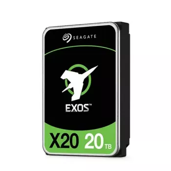 Disco rígido interno Seagate Enterprise Exos X20 20 TB 7200 RPM 3,5 polegadas Serial ATA III