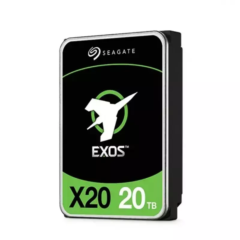 Disco rígido interno Seagate Enterprise Exos X20 20 TB 7200 RPM 3,5 polegadas Serial ATA III