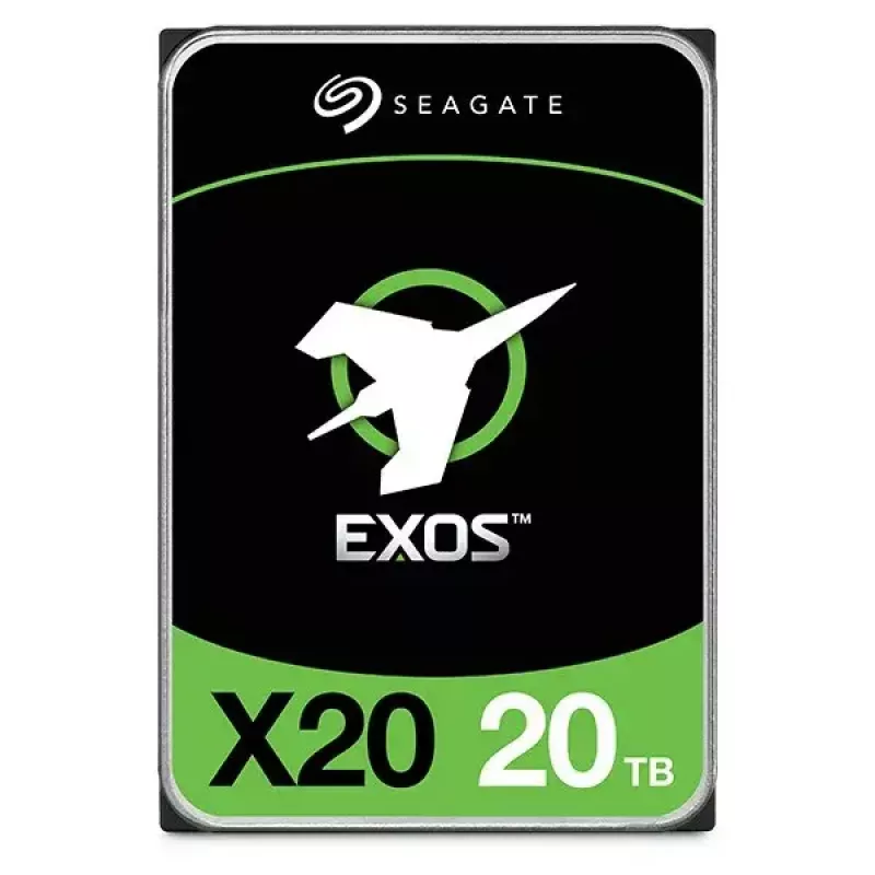 Disco rígido interno Seagate Enterprise Exos X20 20 TB 7200 RPM 3,5 polegadas Serial ATA III