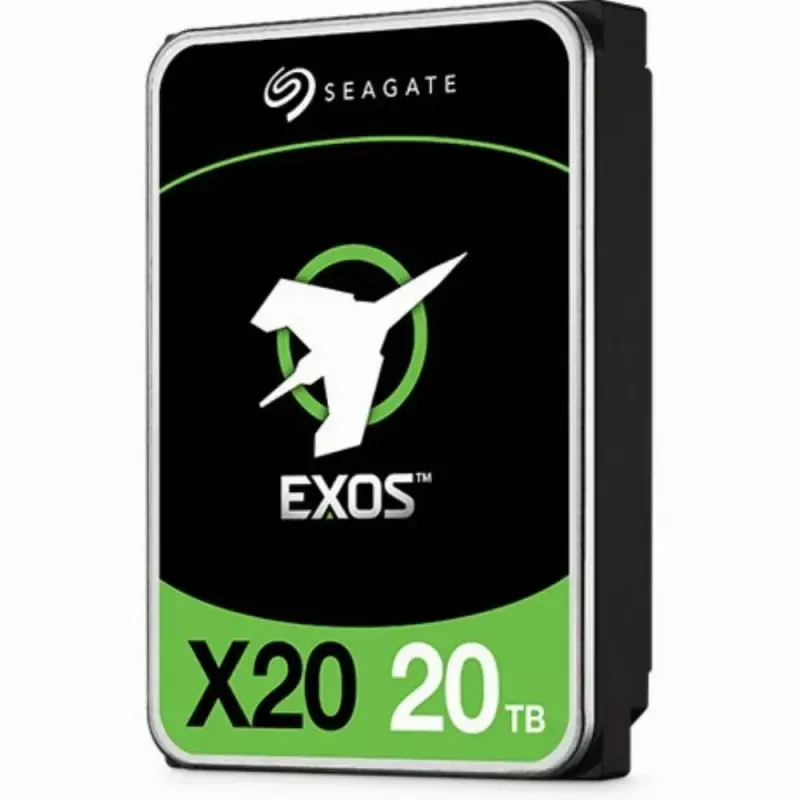 Disco rígido interno Seagate Enterprise Exos X20 20 TB 7200 RPM 3,5 polegadas Serial ATA III